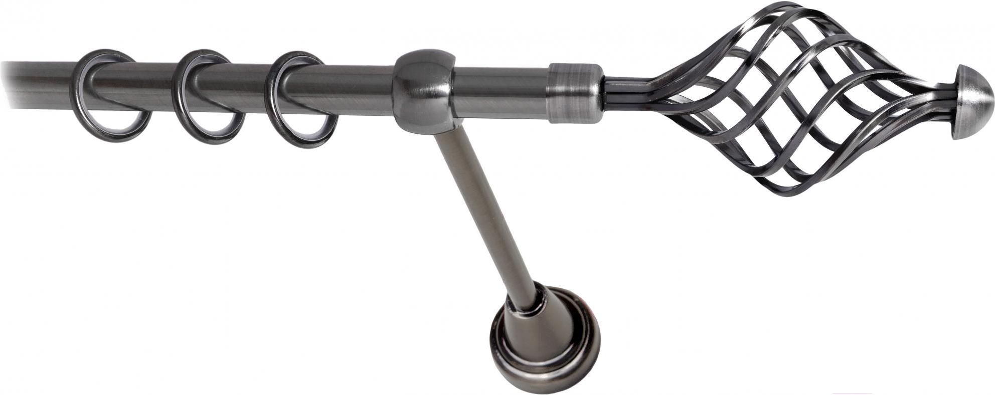 

Карниз Lm Decor Вираж 098 1р гладкий 4м антрацит, Вираж 098 1р гладкий 16мм 4.0м