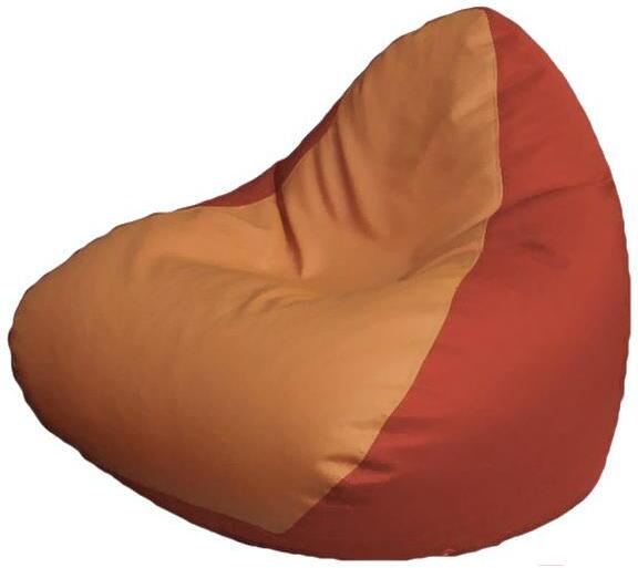 

Кресло-мешок Flagman Relax P2.3-94 оранжевый/красный, Бескаркасное кресло Flagman Relax P2.3-94 оранжевый/красный