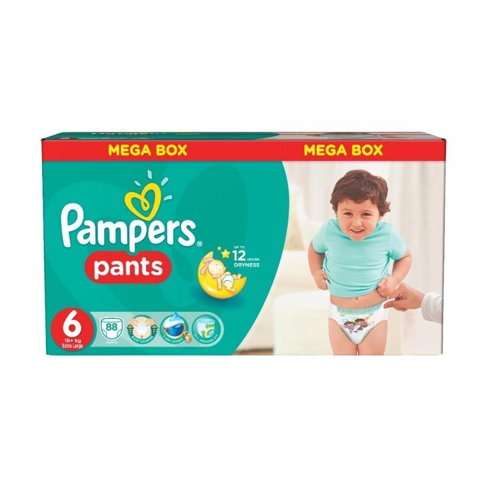 Pampers Pants 6 Extra Large (88 шт) - фото Трусики Pampers Pants 6 Extra Large (88 шт)