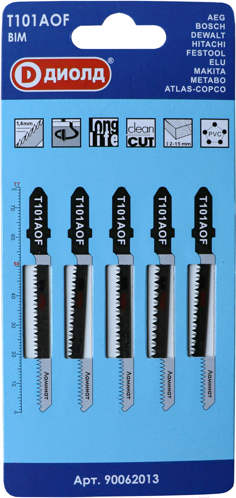 

Пилка для лобзика Диолд Т101AOF (90062013)