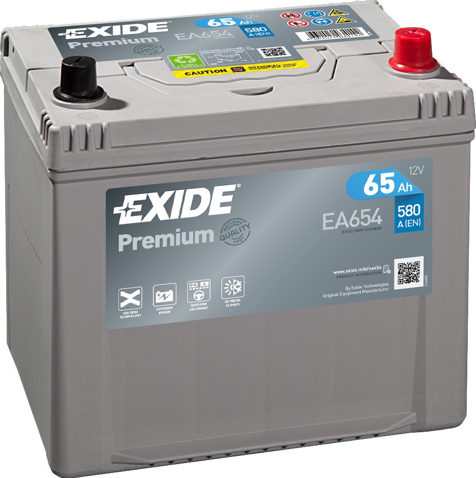 

Аккумулятор Exide Premium EA654 65 А/ч