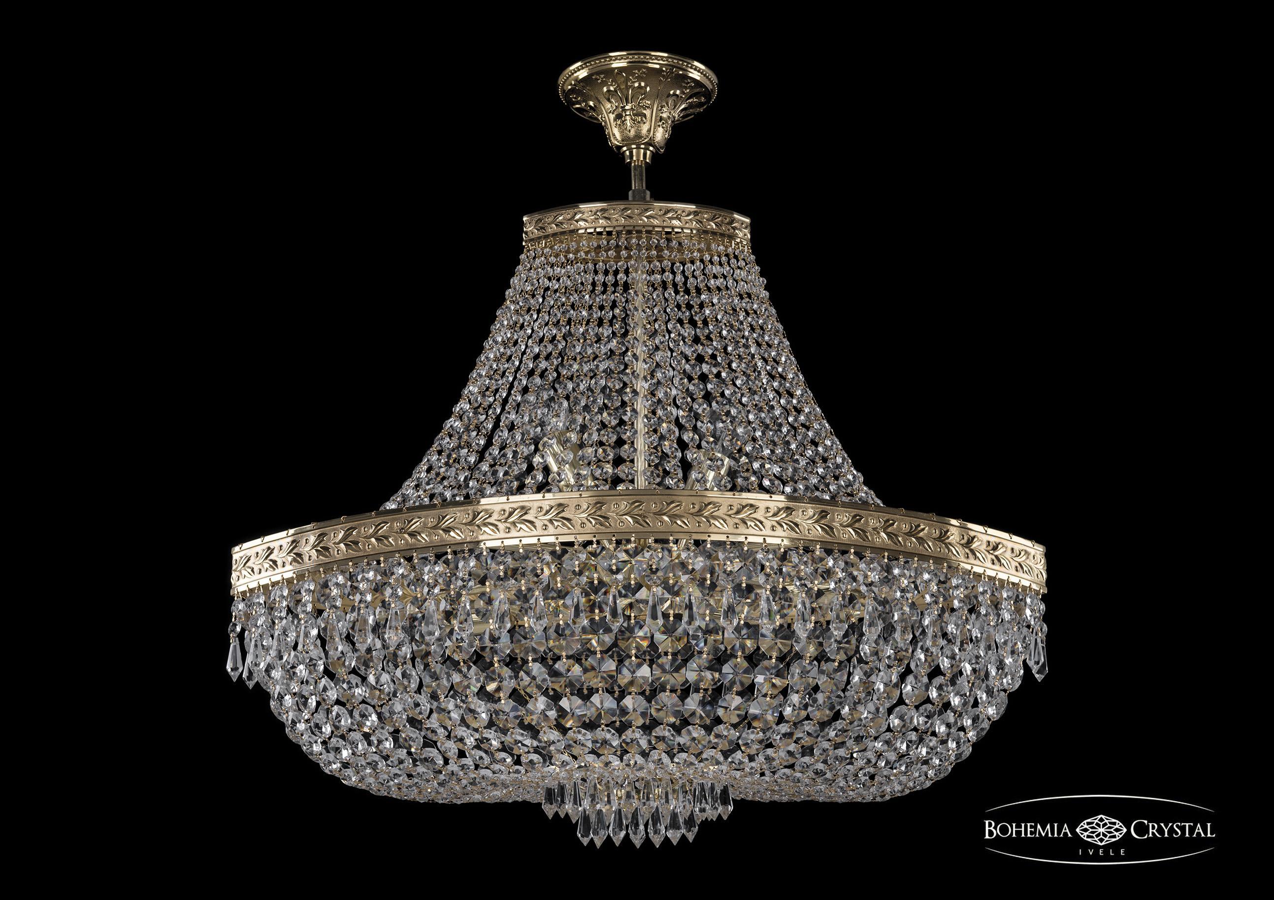 

Люстра на штанге Bohemia Ivele Crystal 19273/H1/70IV G