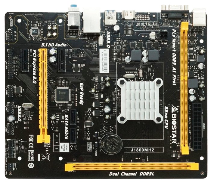 

Материнская плата BIOSTAR J1800MH2 Ver. 6.x, J1800MH2 Ver. 6.x