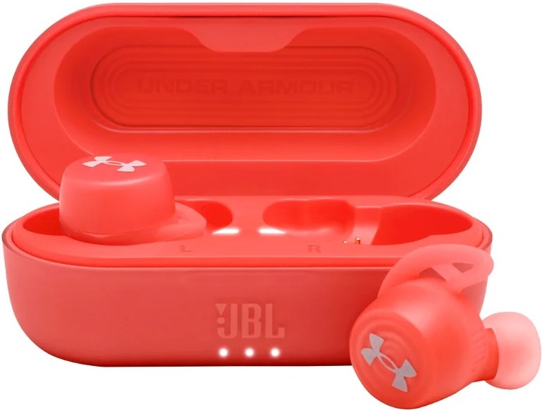 

Наушники JBL UA True Wireless Streak Red [UAJBLSTREAKRED], Наушники JBL Under Armour Streak (красный)