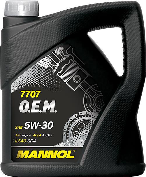 

Моторное масло Mannol OEM 5W30 SN/CF 4л [MN7707-4], Моторное масло Mannol OEM 5W30 SN/CF 4л MN7707-4