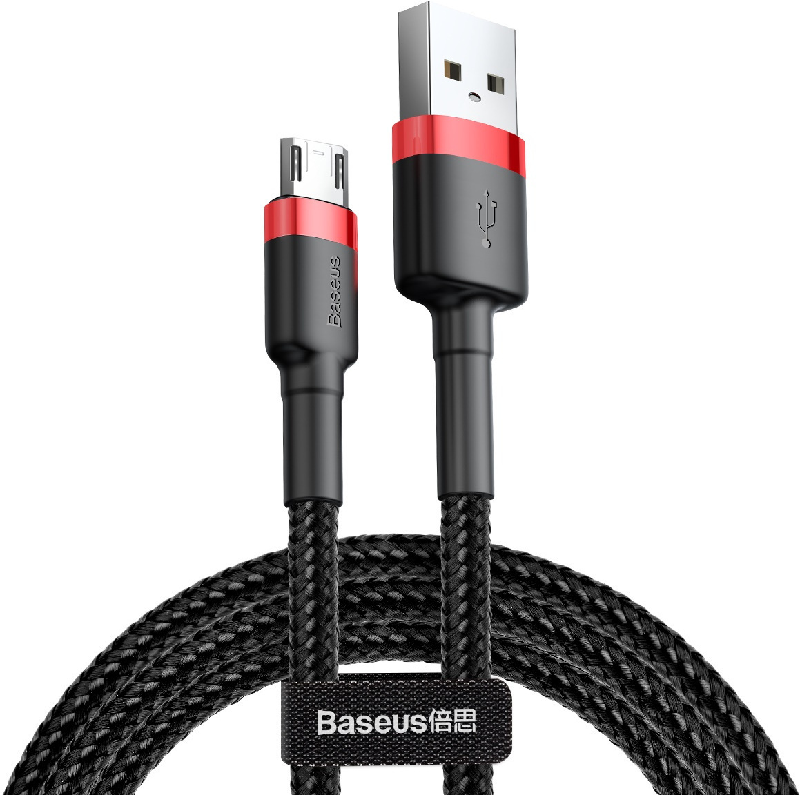 

Кабель Baseus 1.5A 2M красный+чёрный [CAMKLF-C91], Baseus cafule Кабель USB для Micro 1.5A 2M Красный+Черный CAMKLF-C91 красный+чёрный