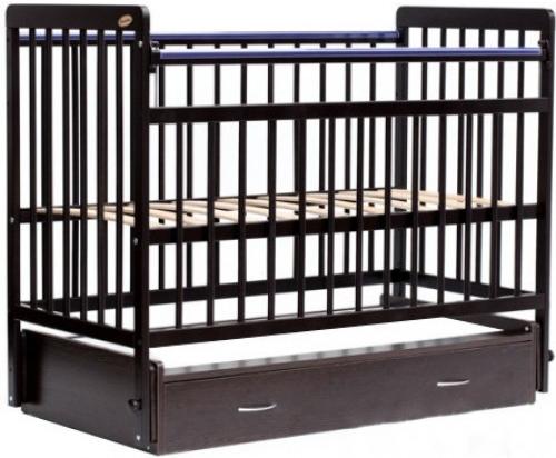 

Классическая детская кроватка Bambini Euro Style М 01.10.04 (орех темный), Euro Style М 01.10.04