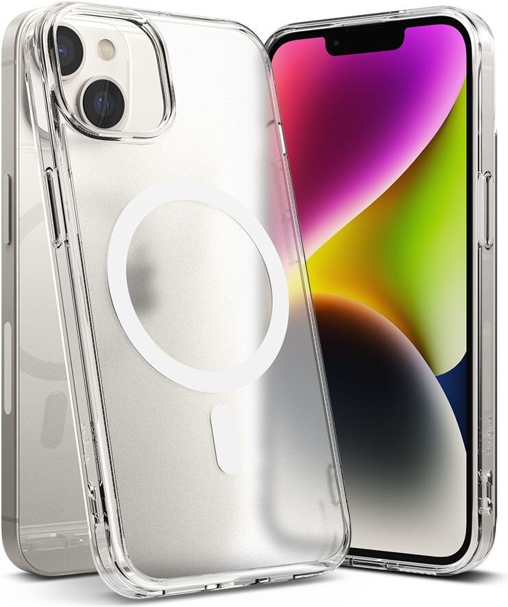 

Чехол для телефона Ringke Fusion Magnetic Magsafe iPhone 14 Matte Clear