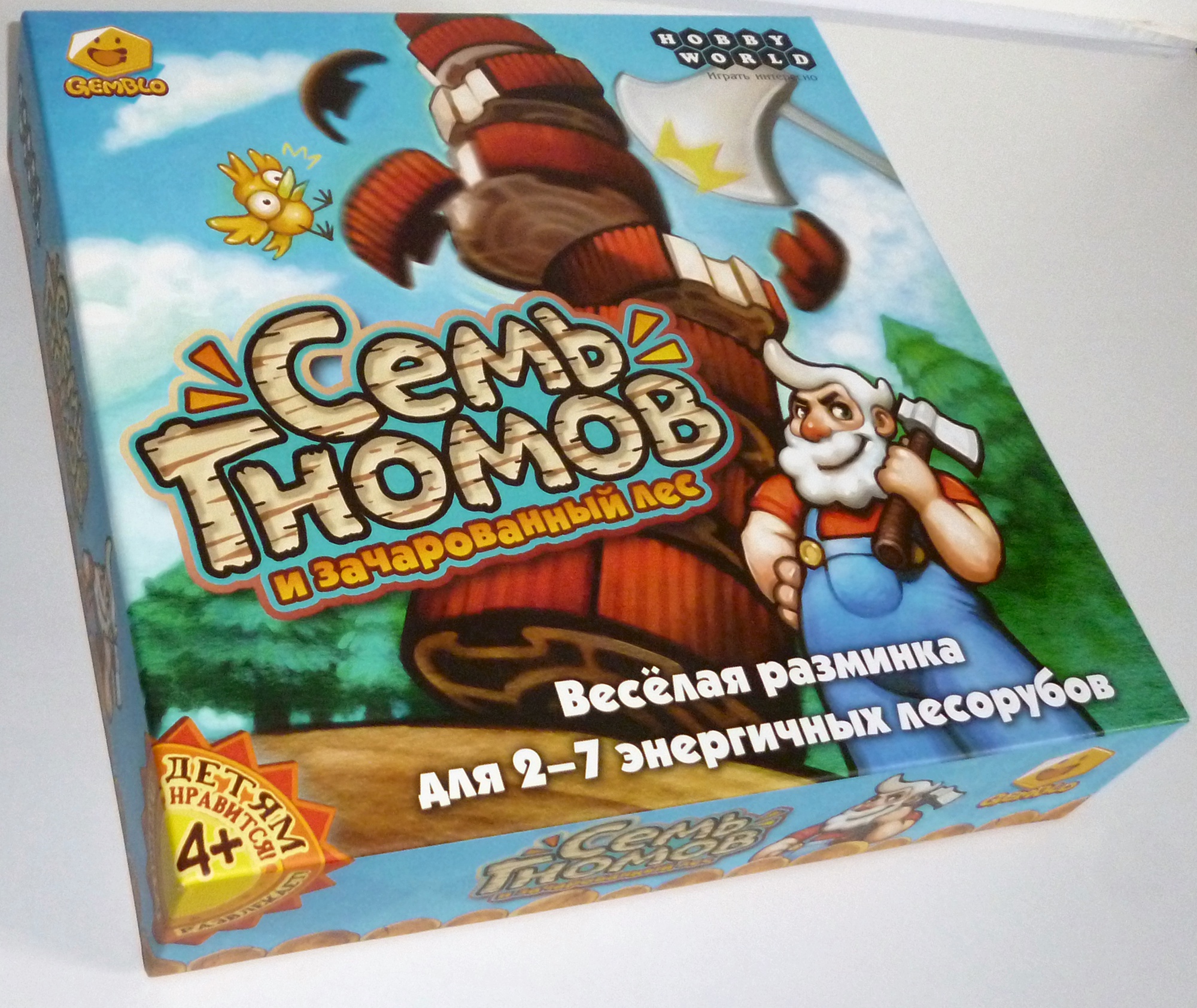 

Настольная игра Мир Хобби Семь гномов и зачарованный лес, Семь гномов и зачарованный лес