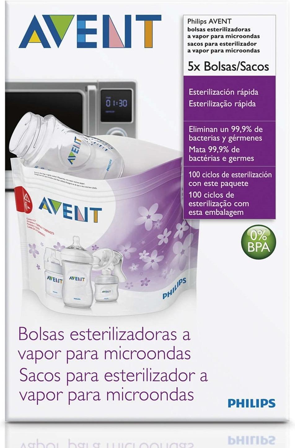 

Пакеты для стерилизации в СВЧ-печи Philips AVENT SCF297/05 (5шт), Пакет для в СВЧ-печи AVENT 5шт