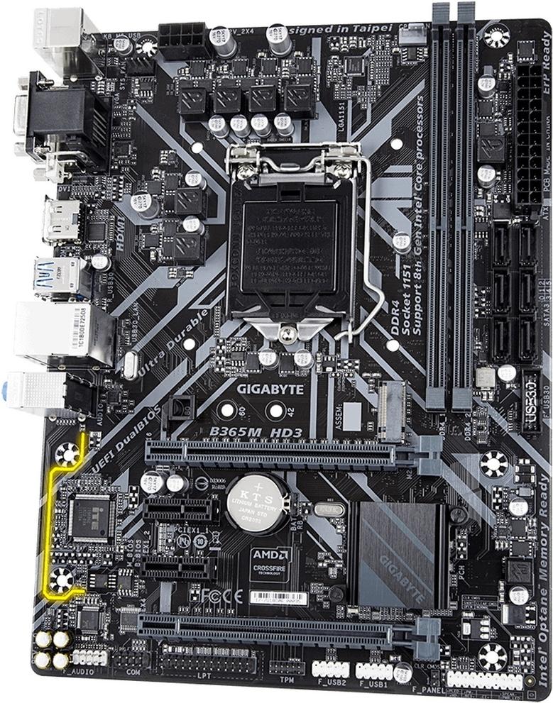 

Материнская плата Gigabyte B365M HD3, B365M HD3