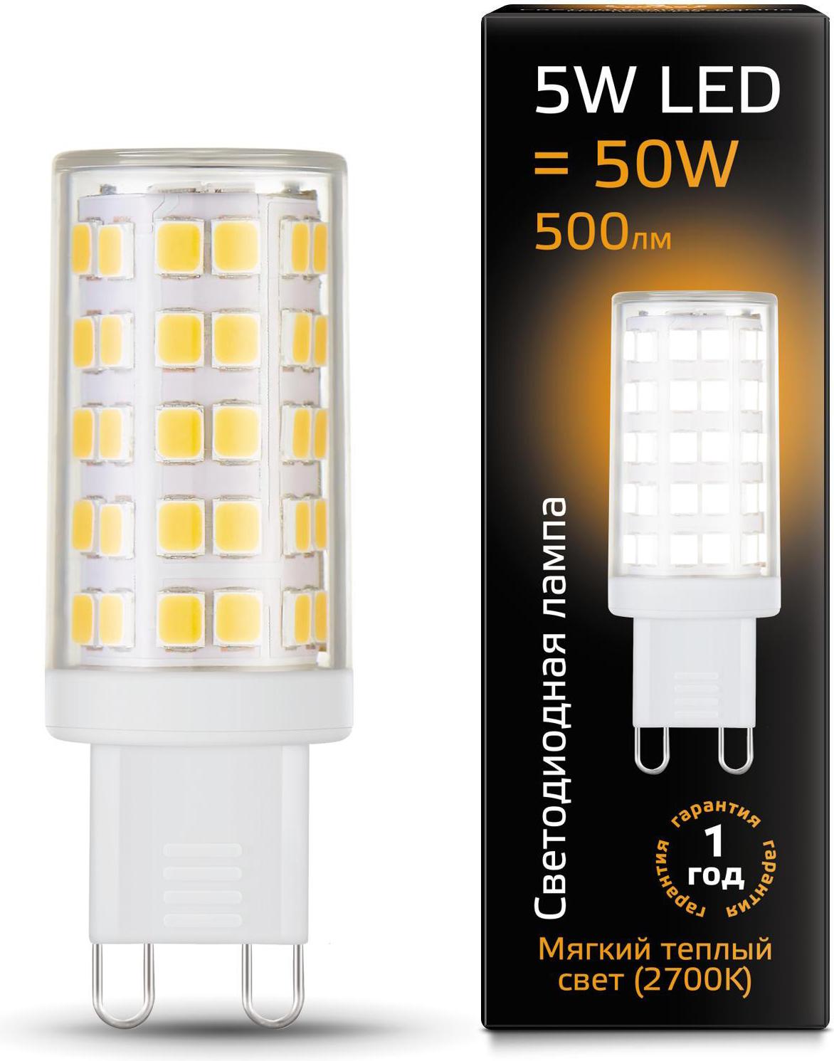 

Gauss Лампа Gauss LED G9 AC185-265V 5W 500lm 2700K керамика 1/10/200 [107309105], Лампа Gauss LED G9 AC185-265V 5W 500lm 2700K керамика 1/10/200