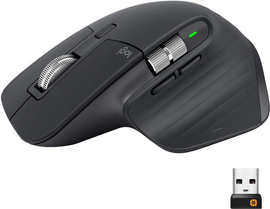 

Мышь Logitech MX Master 3 Advanced Black [910-005710], Мышь Logitech MX Master 3 Advanced 910-005710 Black