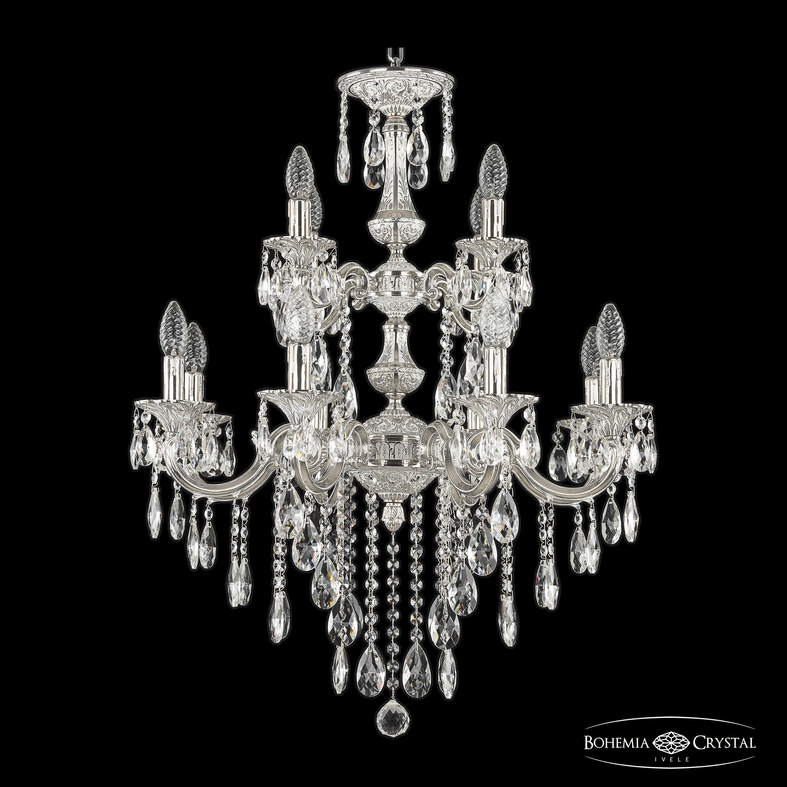 

Подвесная люстра Bohemia Ivele Crystal 72101/8+4/210/2d B NW