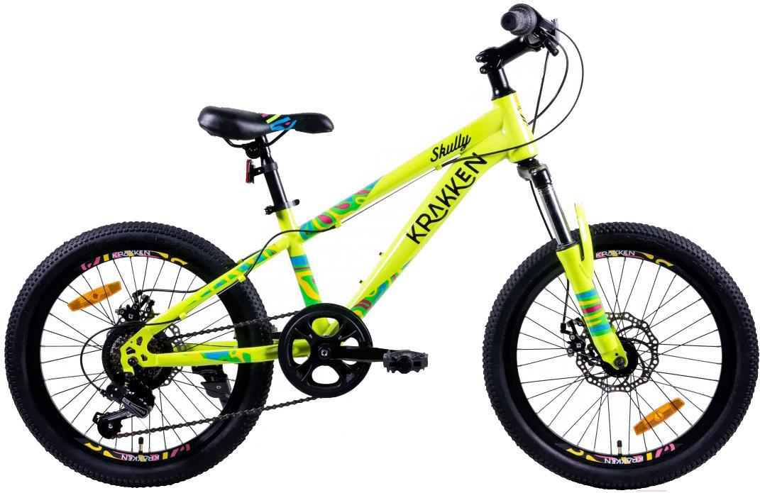 

Велосипед Krakken Skully 20'' 2020 желтый, Skully 2020