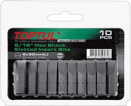 

Насадка шлицевая Toptul 5/16 1,2х6,5х30м [FSAA106EG], Насадка шлицевая Toptul 5/16 1,2х6,5х30м FSAA106EG