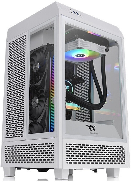

Корпус для компьютера Thermaltake Tower 100 Snow [CA-1R3-00S6WN-00], Корпус Thermaltake The Tower 100 Mini (CA-1R3-00S6WN-00)