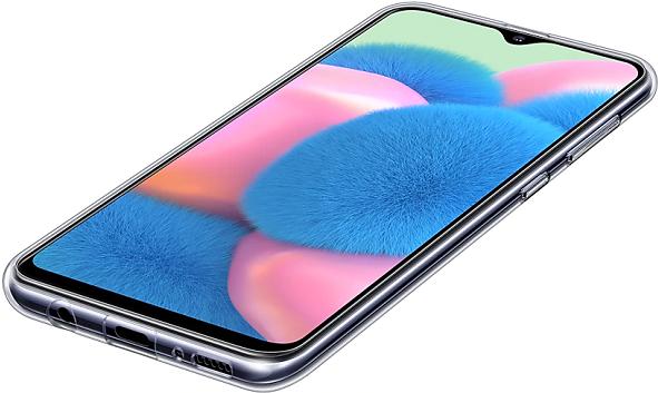 

Чехол для телефона Samsung Soft Clear Cover A03s чёрный [EF-QA037TBEGRU], Soft Clear Cover A03s