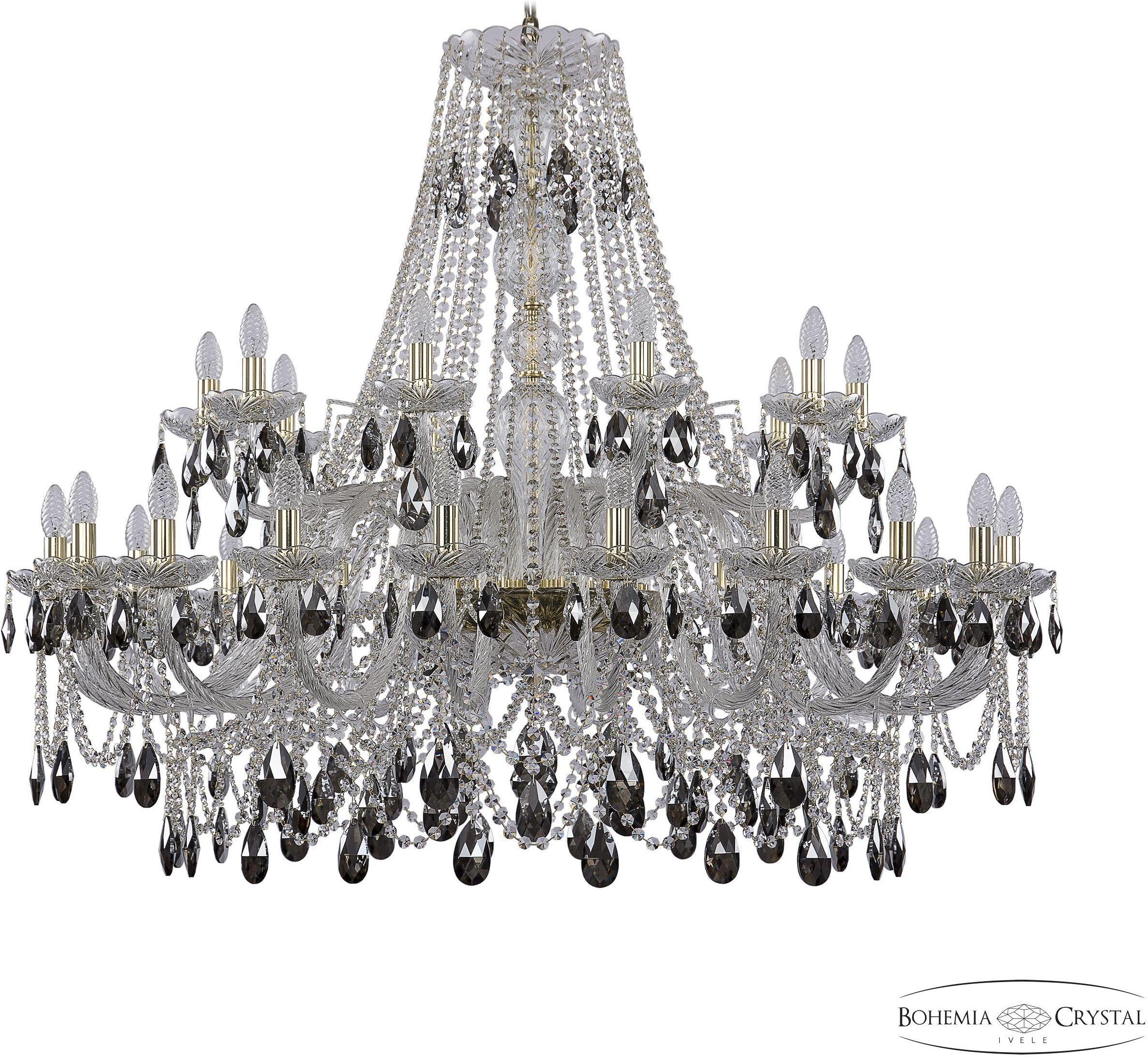 

Подвесная люстра Bohemia Ivele Crystal 1411/20+10/460 G K731