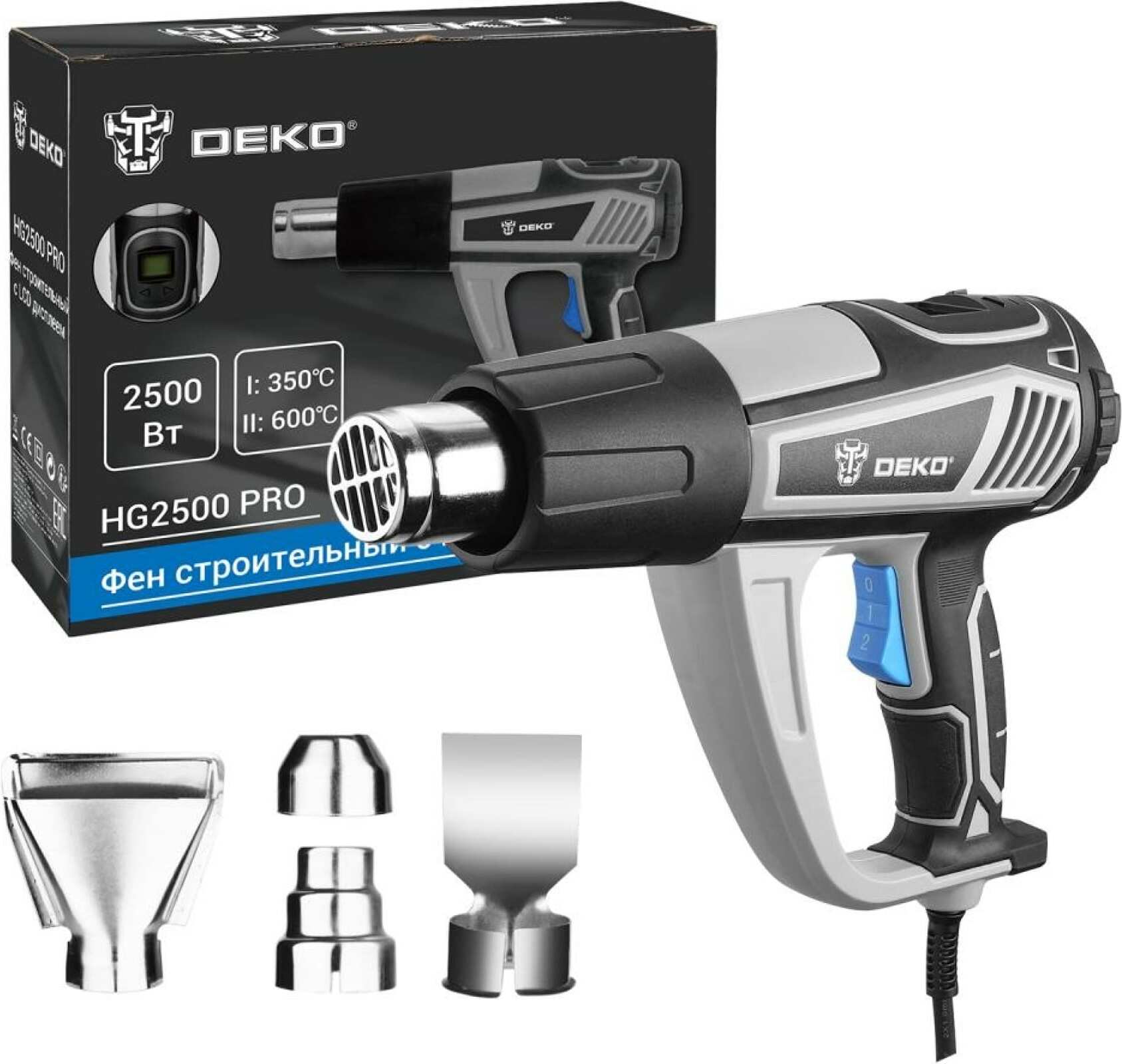 

Фен строительный Deko HG2500 (063-4336)