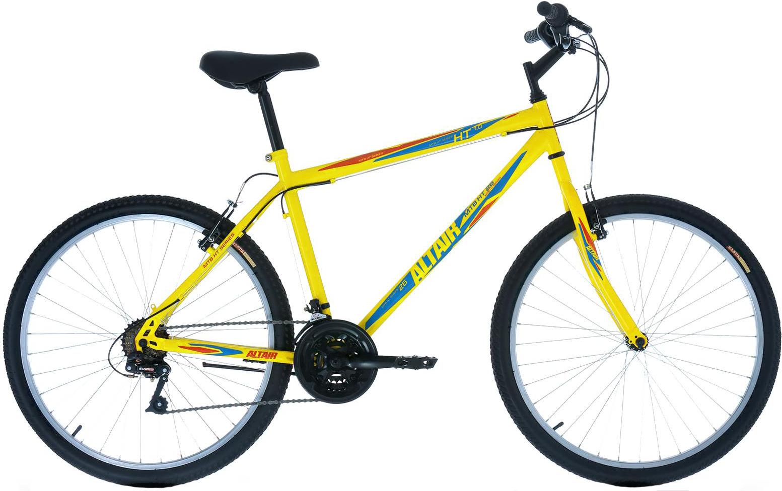 

Велосипед Forward Altair MTB HT 26'' 1.0 рама 19 дюймов 2020 черный/желтый, Altair MTB HT 26 1.0 2020 19'