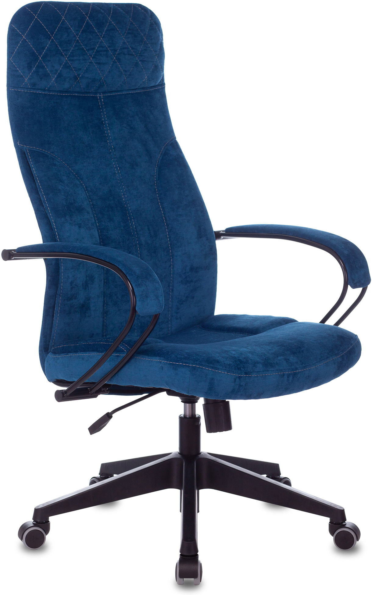

Офисное кресло Бюрократ Velvet 29 крестовина пластик темно-синий [CH-608/FABRIC-DBLUE], Бюрократ CH-608/FABRIC-DBLUE