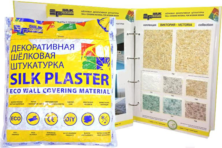 

Жидкие обои Silk Plaster Виктория 715