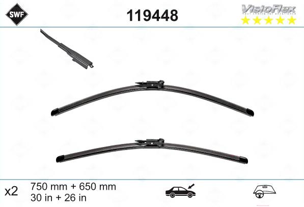 

Щетки стеклоочистителя SWF 119448, 119448