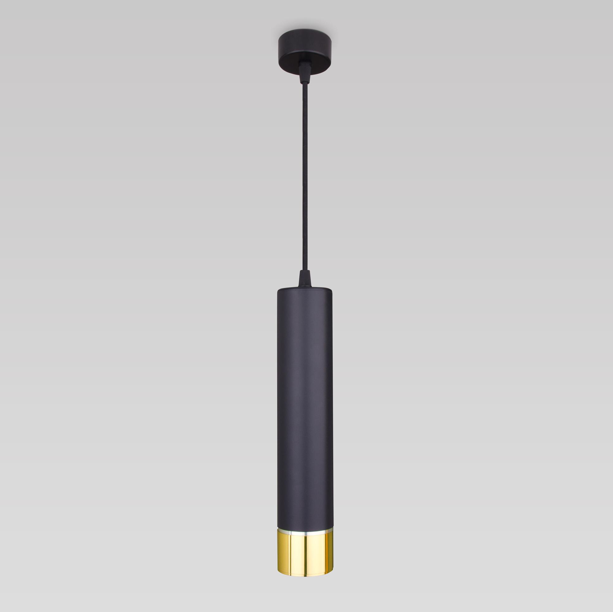 

Подвесной светильник Elektrostandard DLN107 GU10 черный/золото
