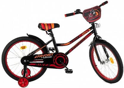 

Велосипед детский Favorit Biker 20'' 2020 черный/красный [BIK-P20RD], Biker 20 2020 детский