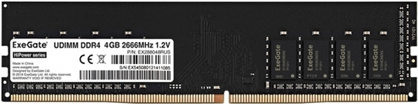 

Оперативная память ExeGate DIMM DDR4 16GB PC4-21300 [EX287014RUS], Оперативная память ExeGate DIMM DDR4 16GB PC4-21300 EX287014RUS