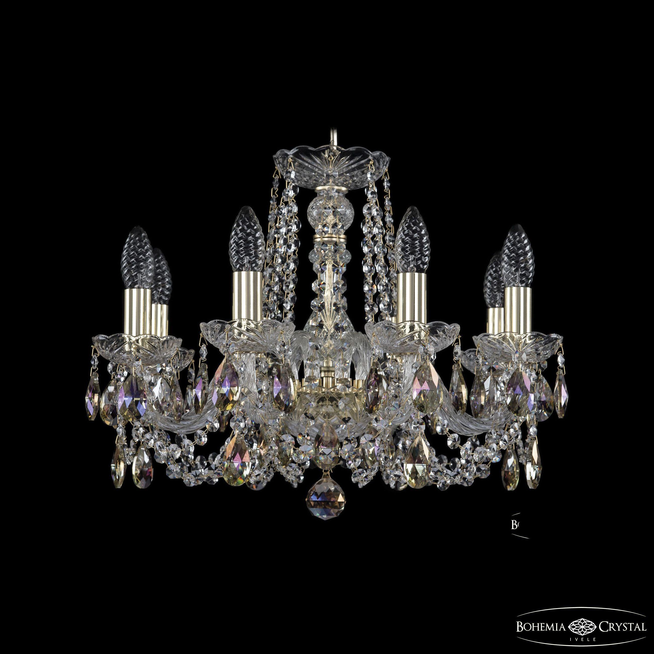 

Подвесная люстра Bohemia Ivele Crystal 1402/8/160 G K801
