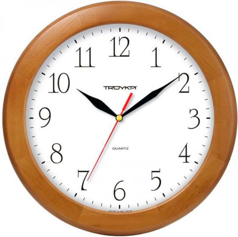 

Часы настенные деревянные Troyka Time 11161113