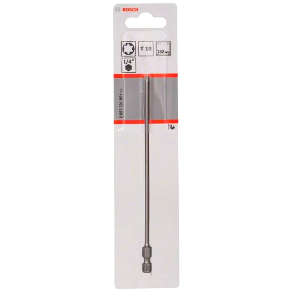 

Бита Bosch 2.607.001.664, Бита Bosch Torx T10x152мм ExtraHart 2.607.001.664