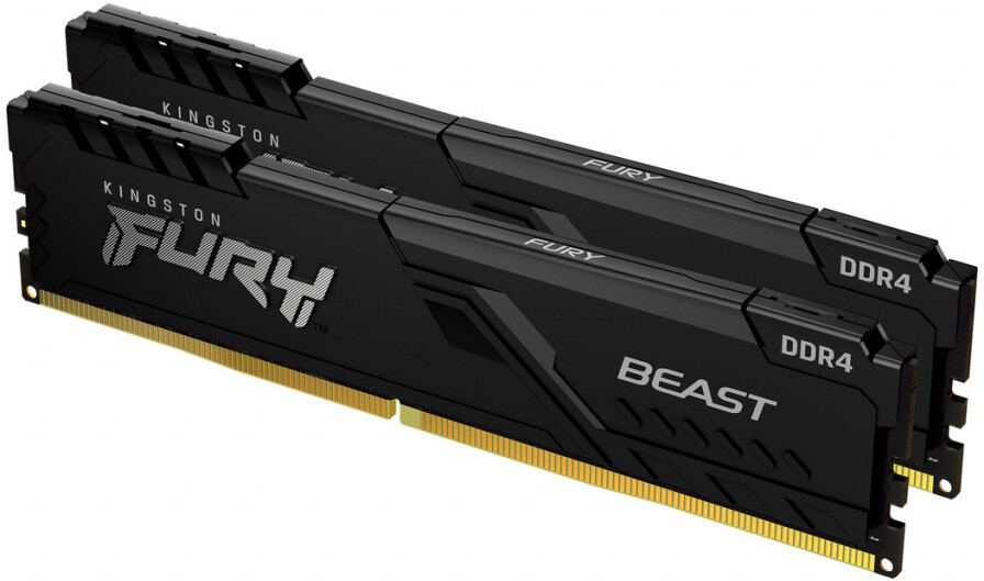

Оперативная память Kingston KF437C19BBK2/16, Оперативная память Kingston FURY Beast 2x8GB DDR4 PC4-29800 (KF437C19BBK2/16)