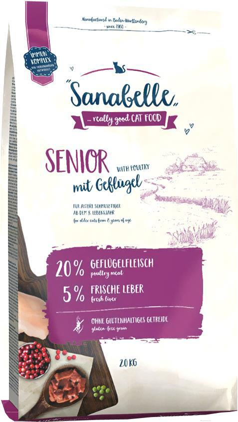 

Корм для кошек Bosch Petfood Sanabelle Senior 2кг, Sanabelle Senior 2кг