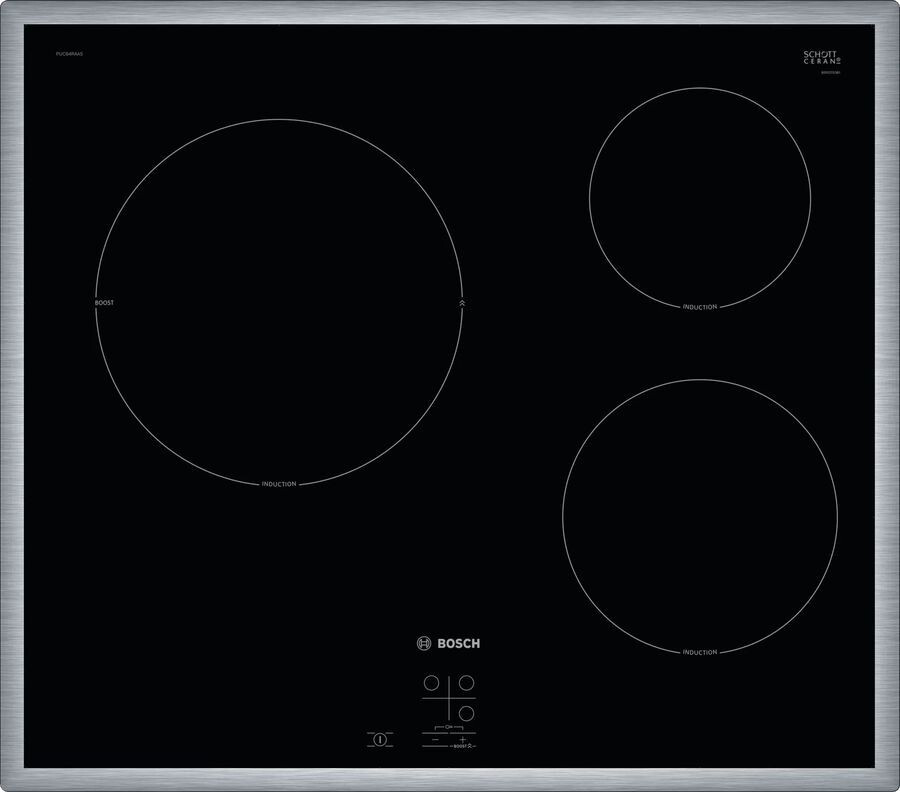 

Варочная панель Bosch PUC64RAA5E, Варочная панель Bosch PUC64RAA5E черный