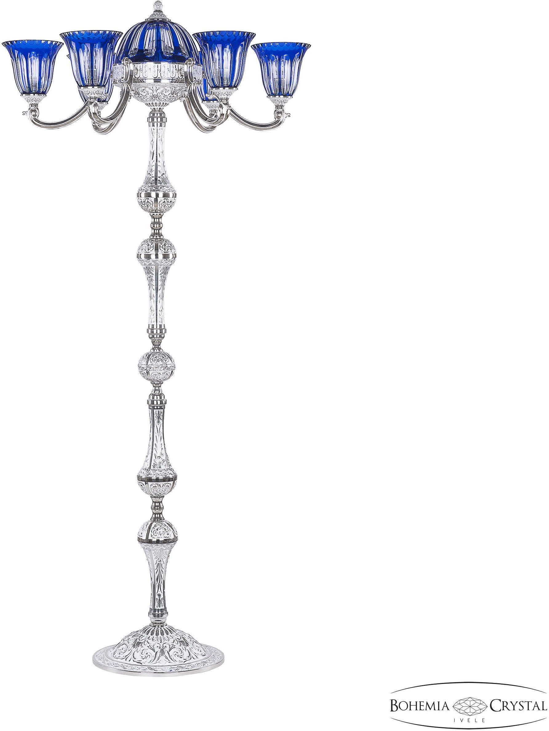

Торшер Bohemia Ivele Crystal 72009TP/6/175 NW P2 U Clear-Blue/H-1H