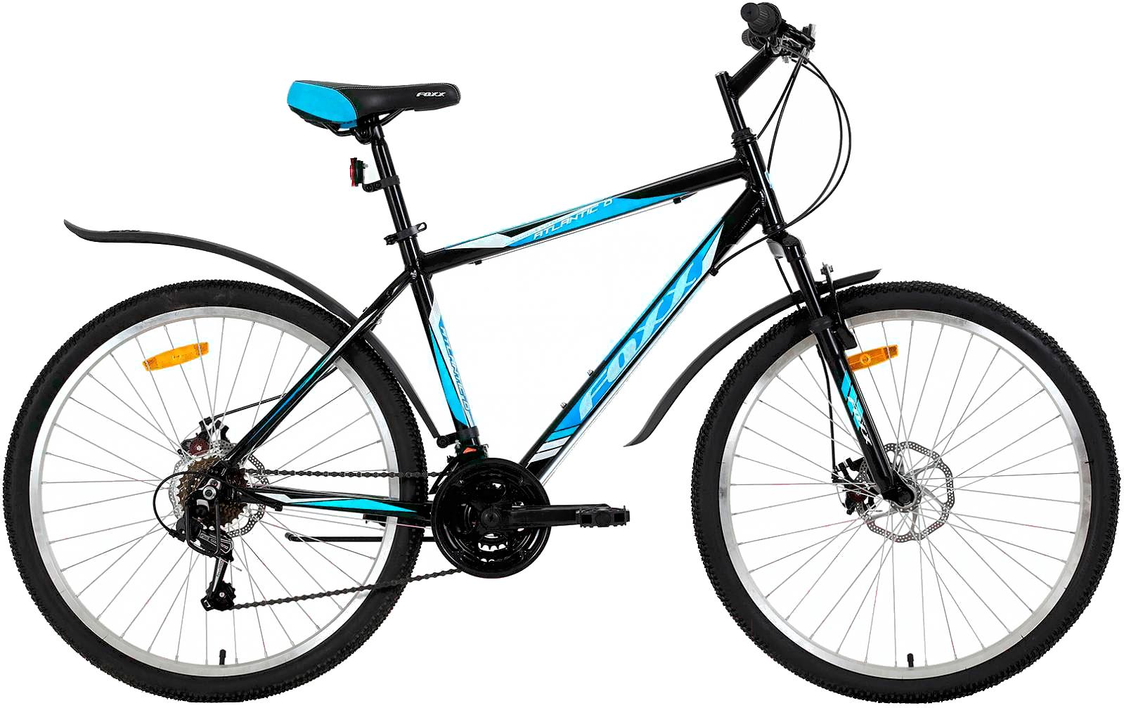 

Велосипед Foxx Atlantic D 26'' рама 20 дюймов 2019 черный [26AHD.ATLAND.20BK9], Atlantic D