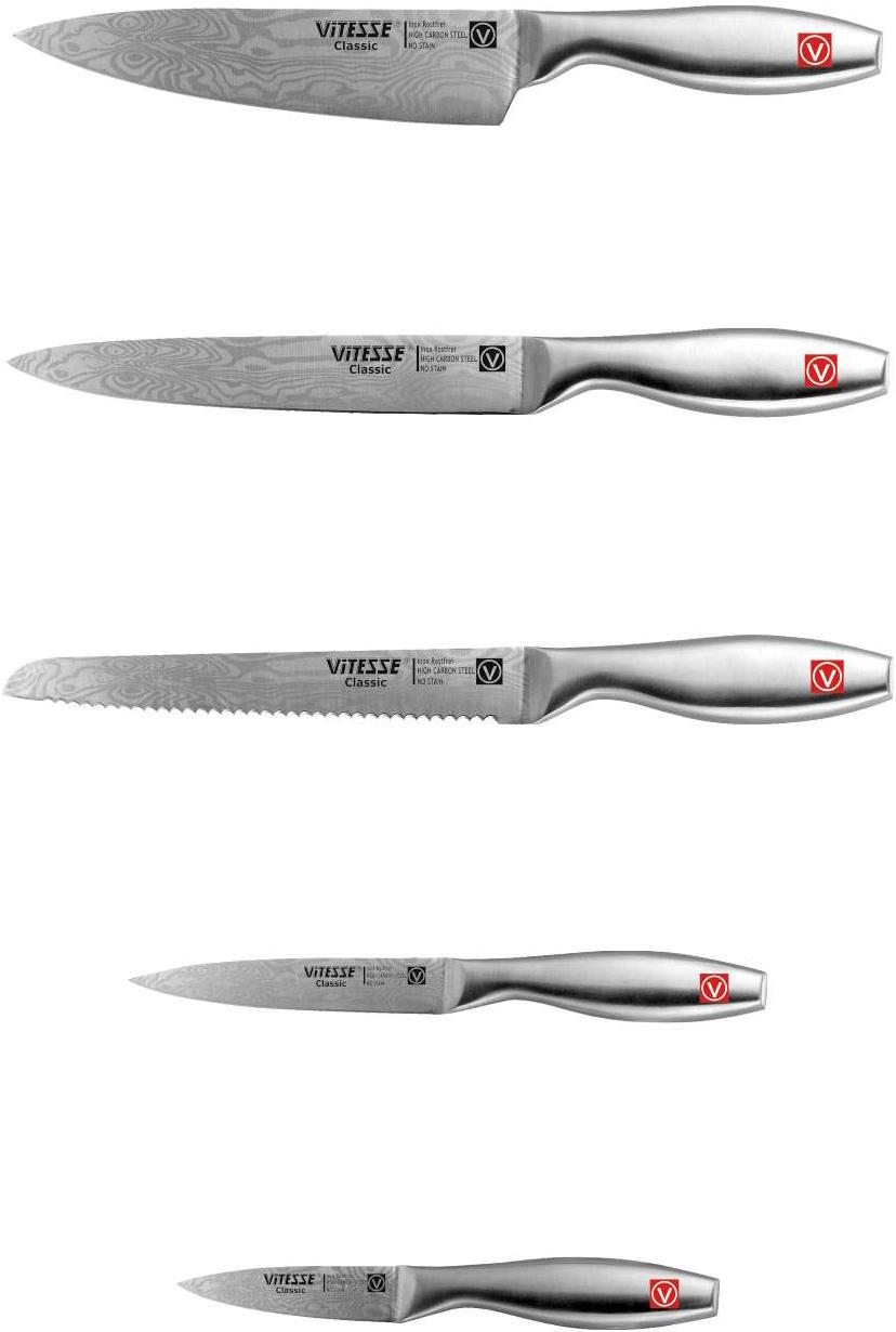 

Набор ножей Vitesse VS-9205, VS-9205