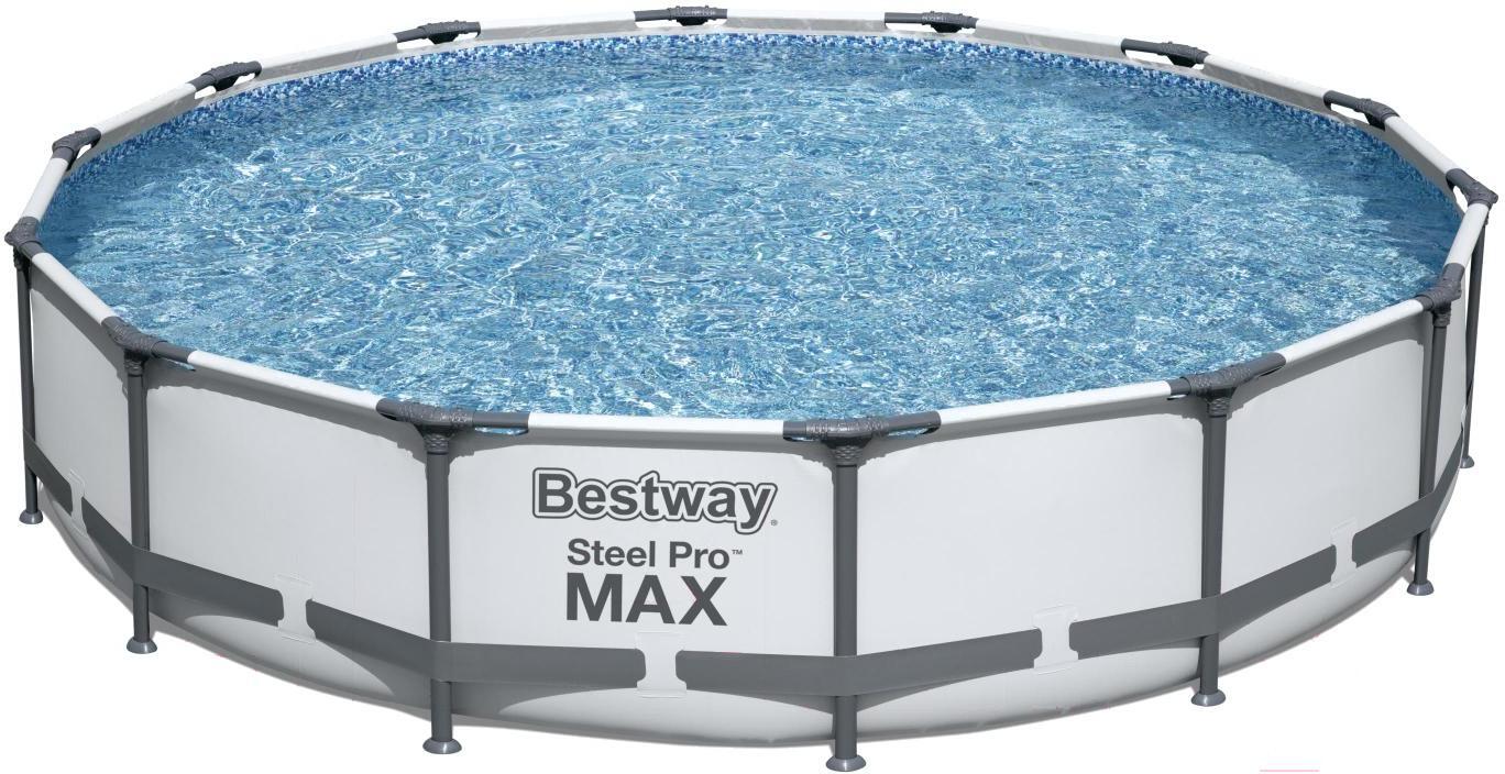 

Каркасный бассейн Bestway Steel Pro Max [56595], Каркасный бассейн Bestway Steel Pro Max 56595 (427x84, с фильтр-насосом)