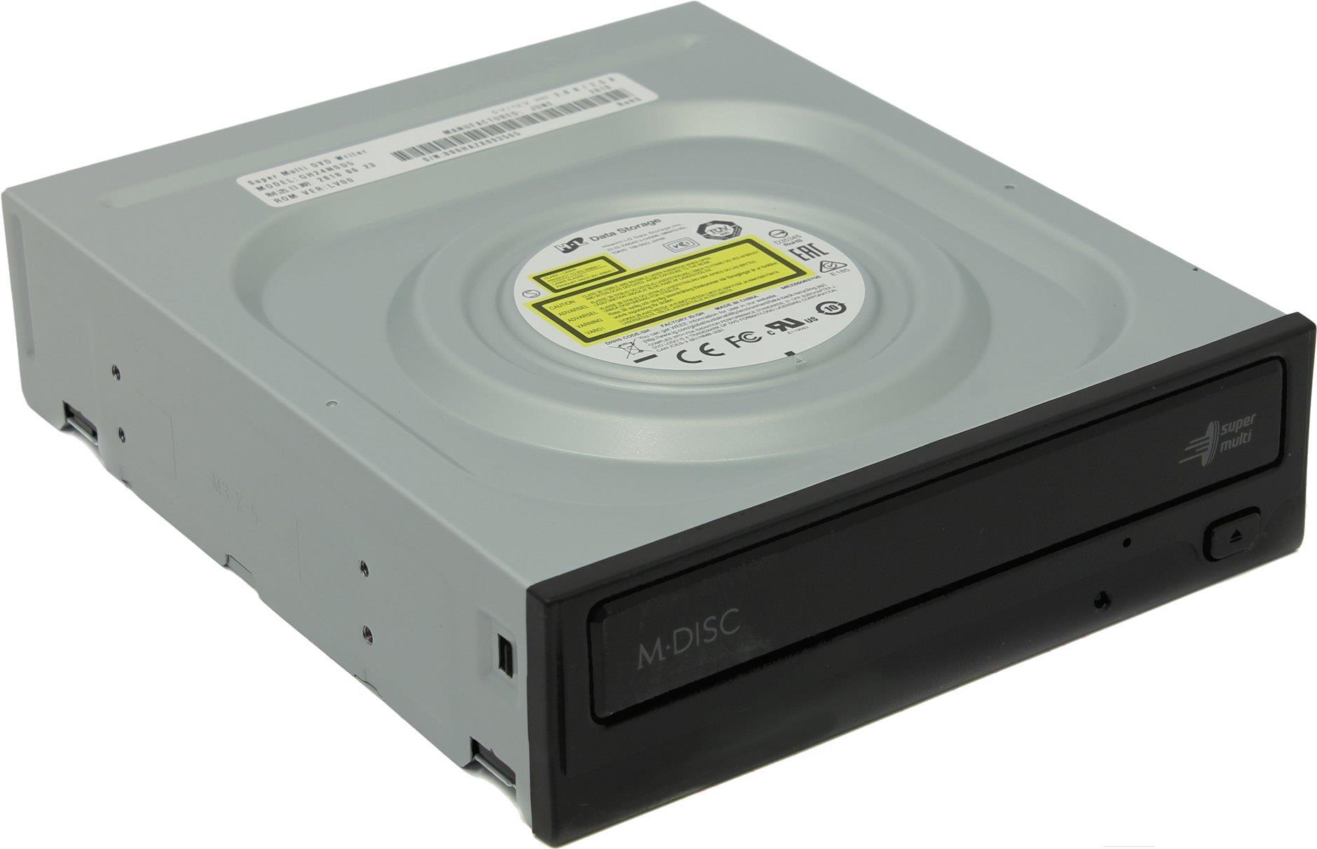 

Оптический накопитель LG GH24NSD5 Black, DVD привод LG GH24NSD5