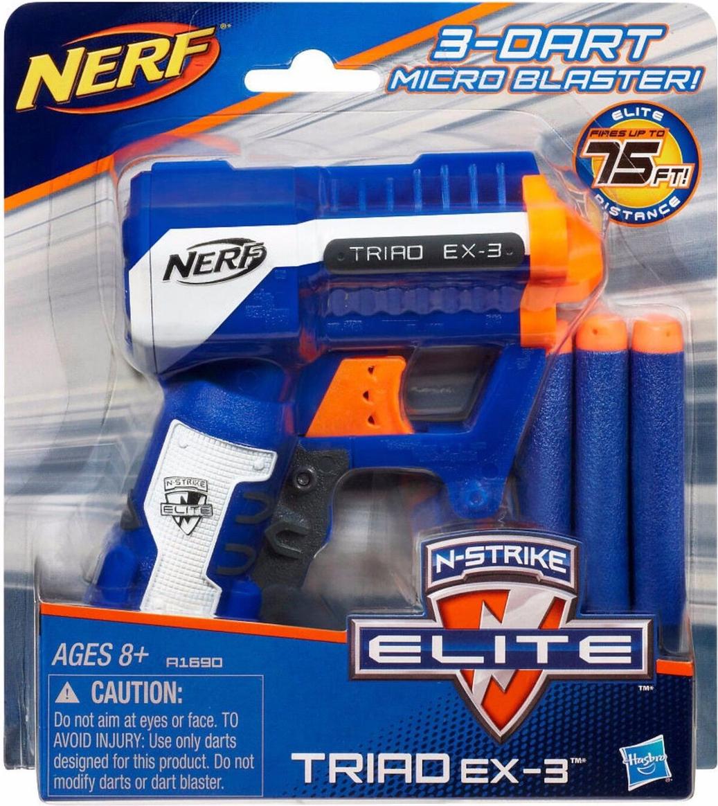 

Бластер Hasbro Nerf Элит Триад / A1690, Бластер Nerf Элит Триад