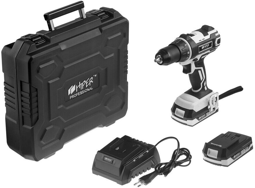

Дрель-шуруповерт Hiper HCD18C KIT