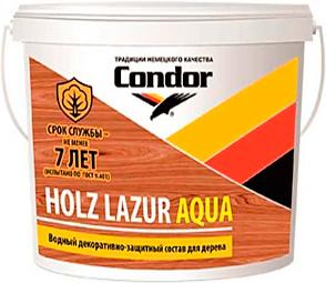 

Защитно-декоративный состав Condor Holz Lazur Aqua 2.5 кг белый