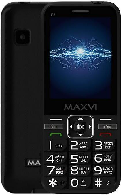 

Мобильный телефон Maxvi P3 Black