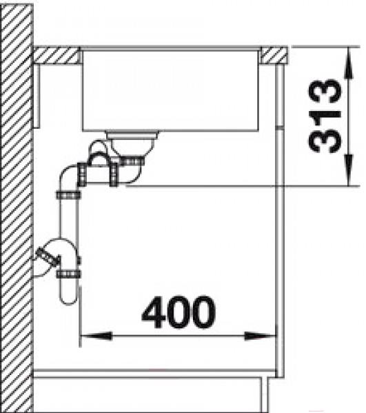 

Кухонная мойка Blanco Subline 340/160-F кофе [523573], Subline 340/160-F