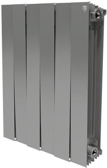 

Радиатор отопления Royal Thermo PianoForte 500 Silver Satin (12 секций) металлический