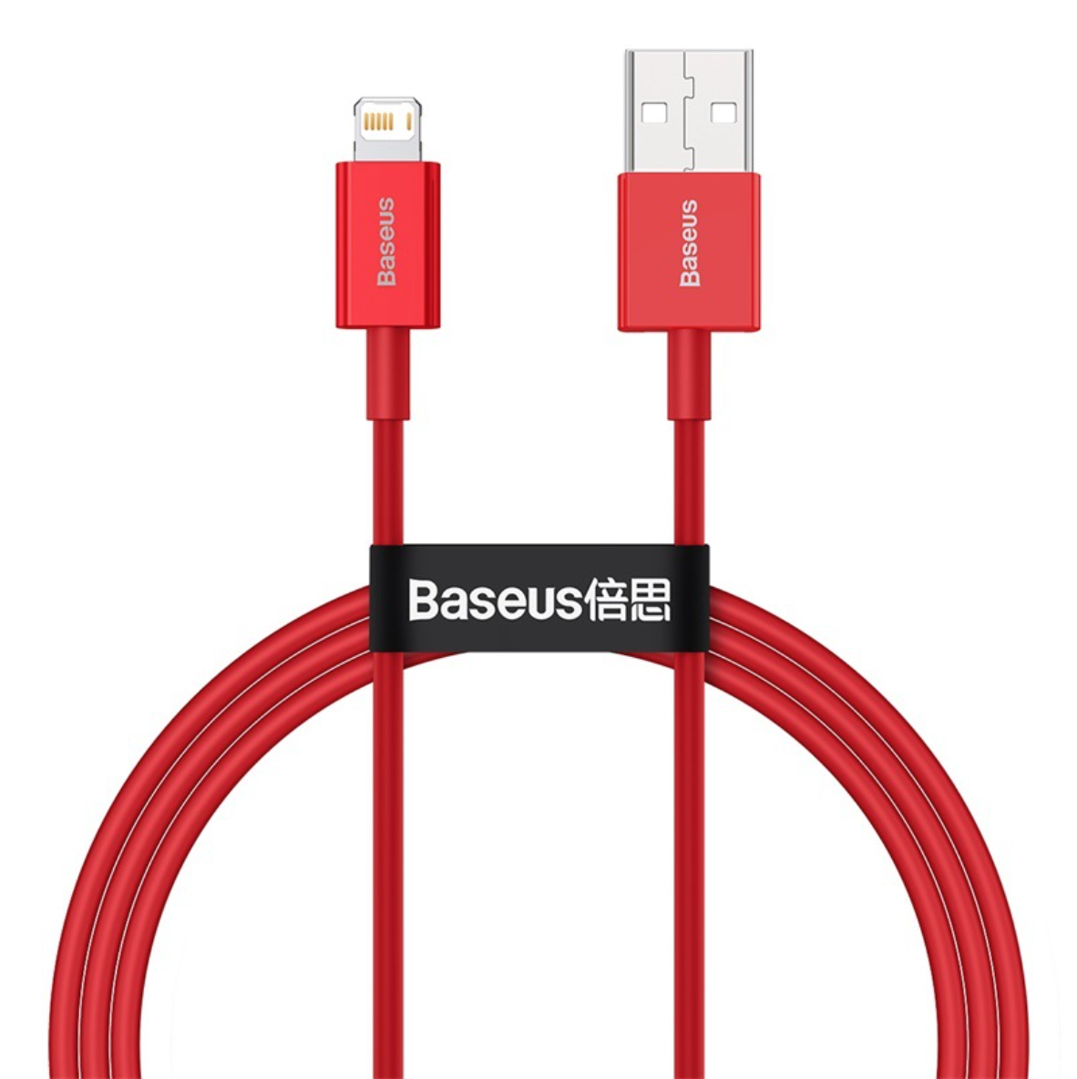 

Кабель для компьютера Baseus Superior Series Fast Charging Data USB to iP 2.4A 2м красный красный [CALYS-C09], Кабель Baseus CALYS-C09