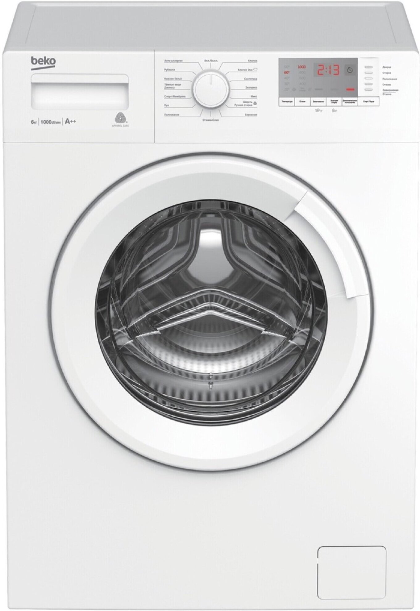 

Стиральная машина Beko WRE6512BWW, Стиральная машина BEKO WRE 6512 BWW